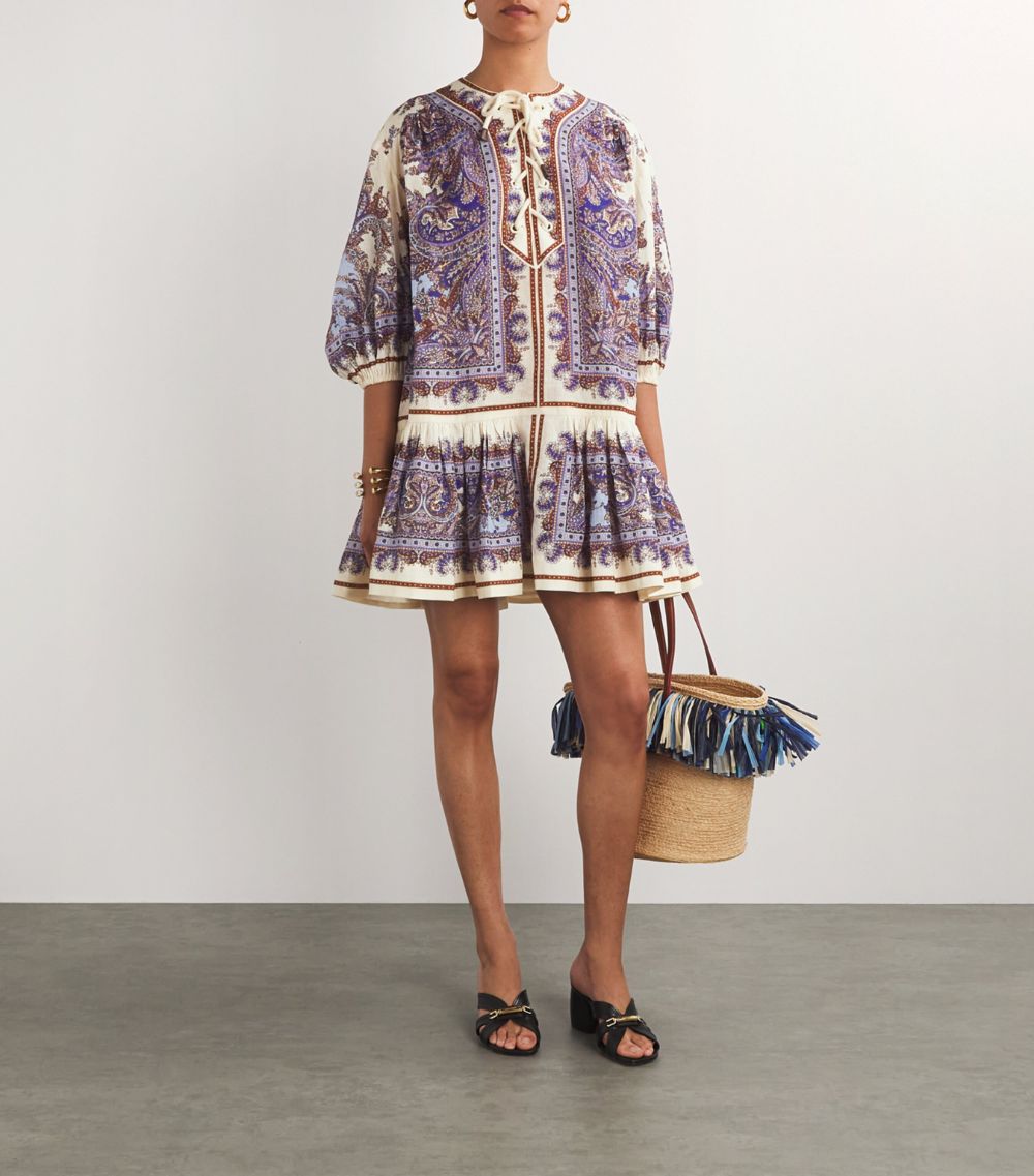 Zimmermann Zimmermann Linen Ottie Mini Dress