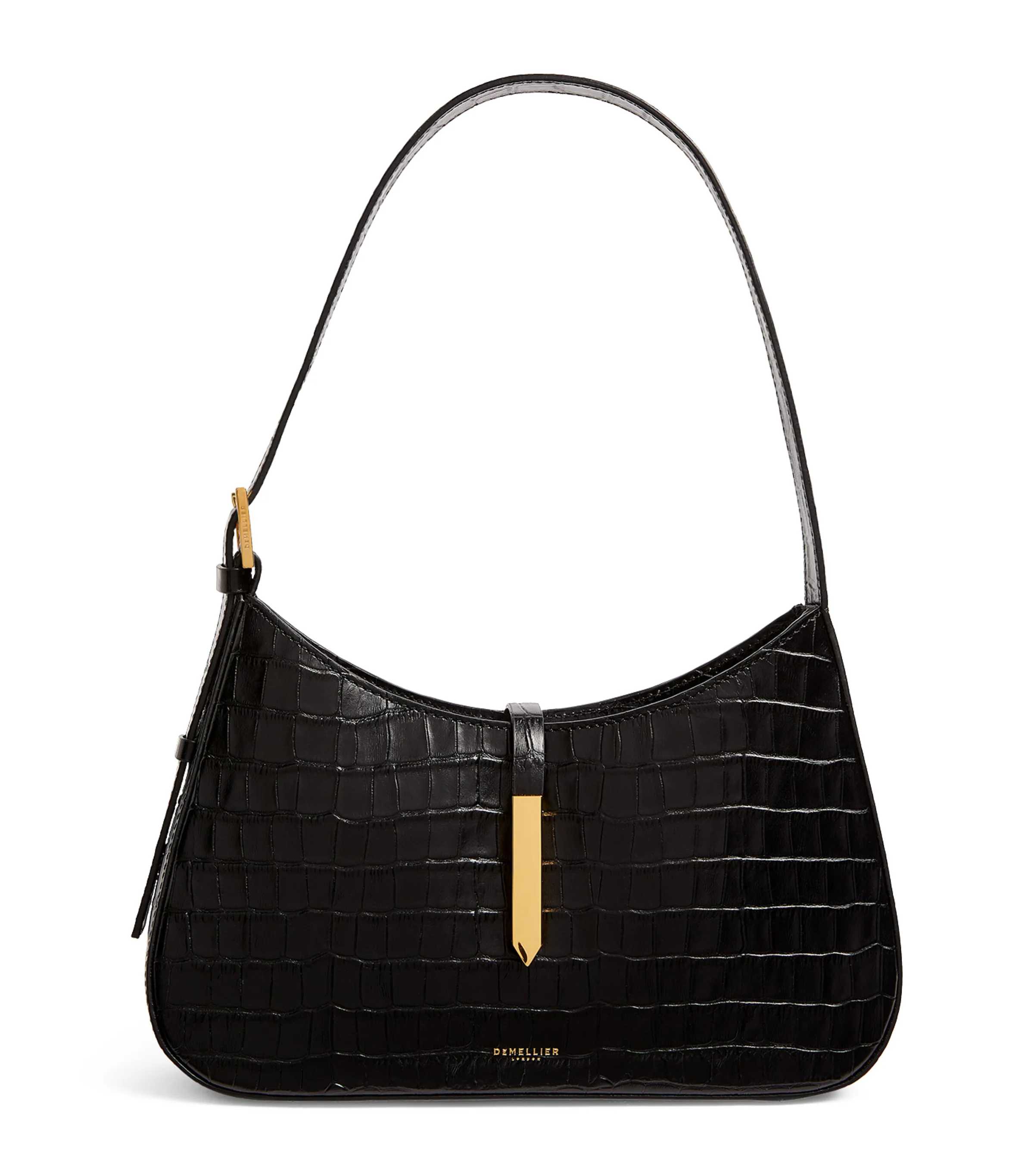 Demellier Demellier Leather Croc-Effect Tokyo Shoulder Bag