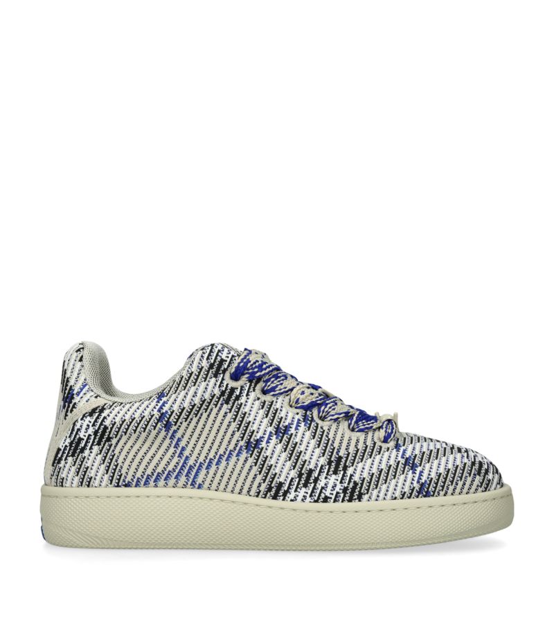 Burberry Burberry Knit Check Box Sneakers