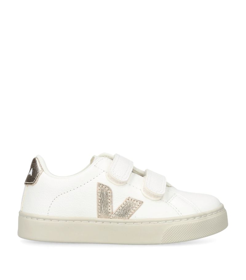  Veja Kids Leather Esplar Velcro Sneakers