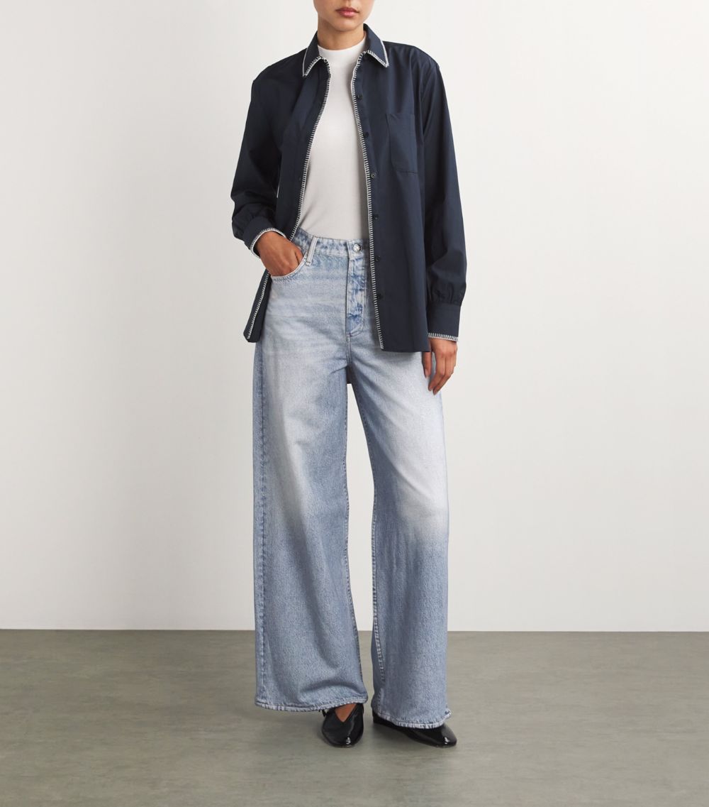 Rag & Bone Rag & Bone Cropped Miramar Sofie Wide-Leg Jeans