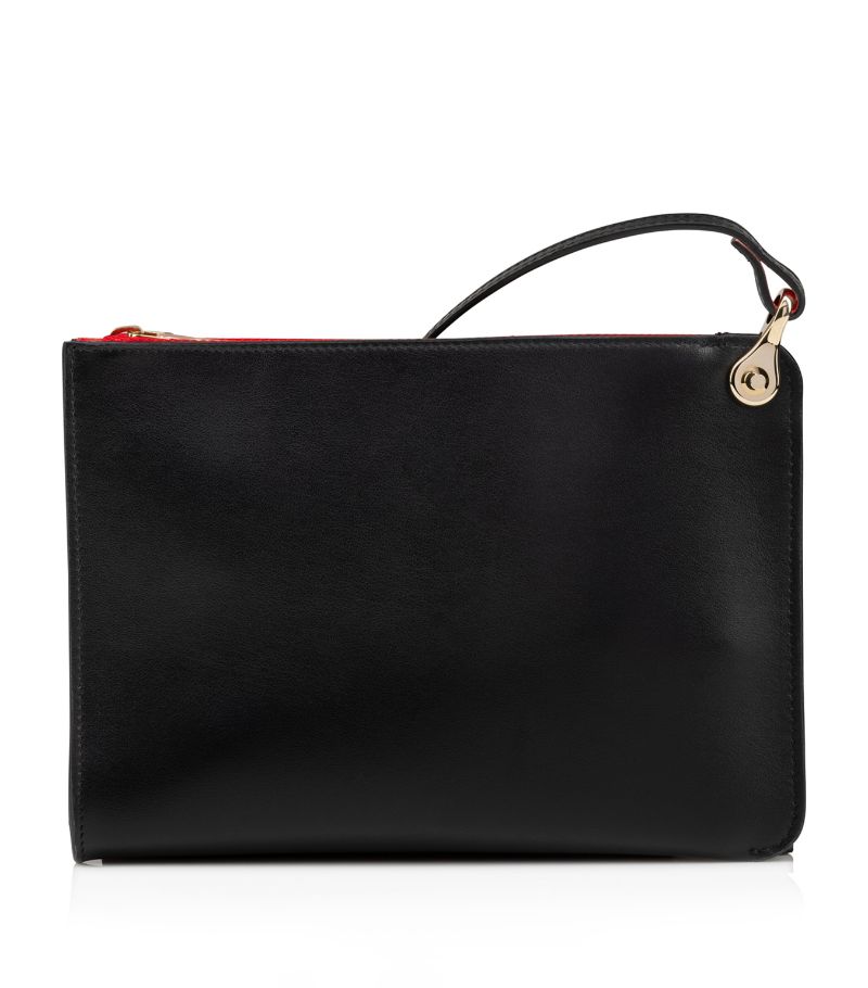 Christian Louboutin Christian Louboutin Cl Logo Leather Pouch