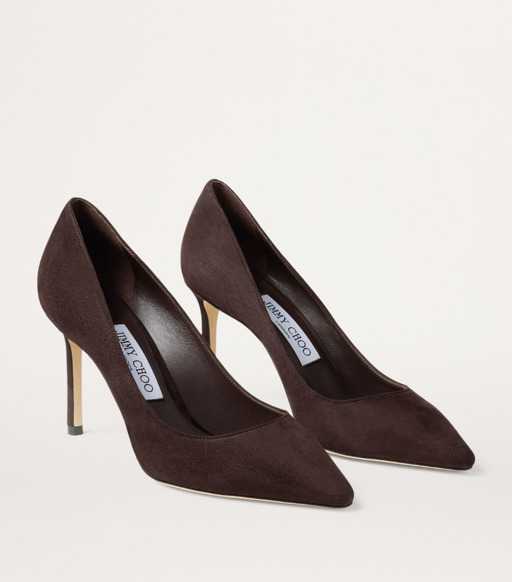 Jimmy Choo Jimmy Choo Romy 85 Suede Pumps