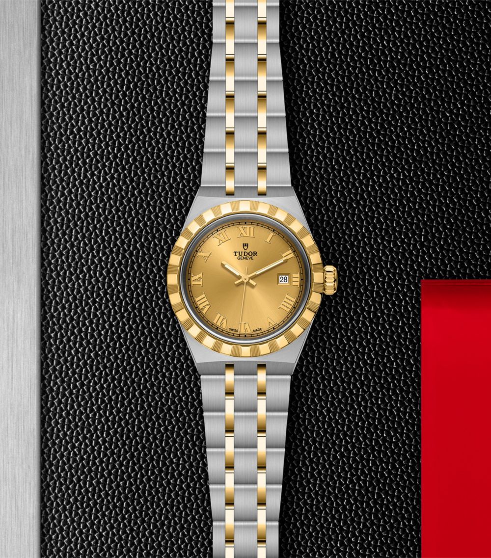 Tudor Tudor Royal Stainless Steel And Yellow Gold Watch 28Mm