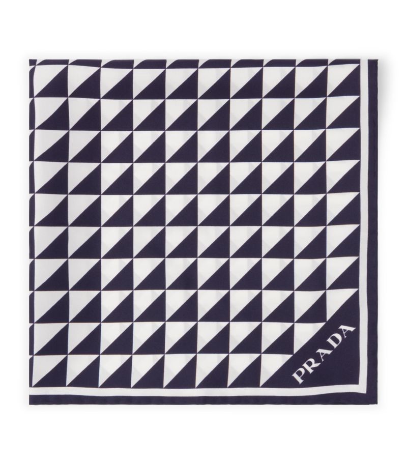 Prada Prada Silk Triangle Scarf