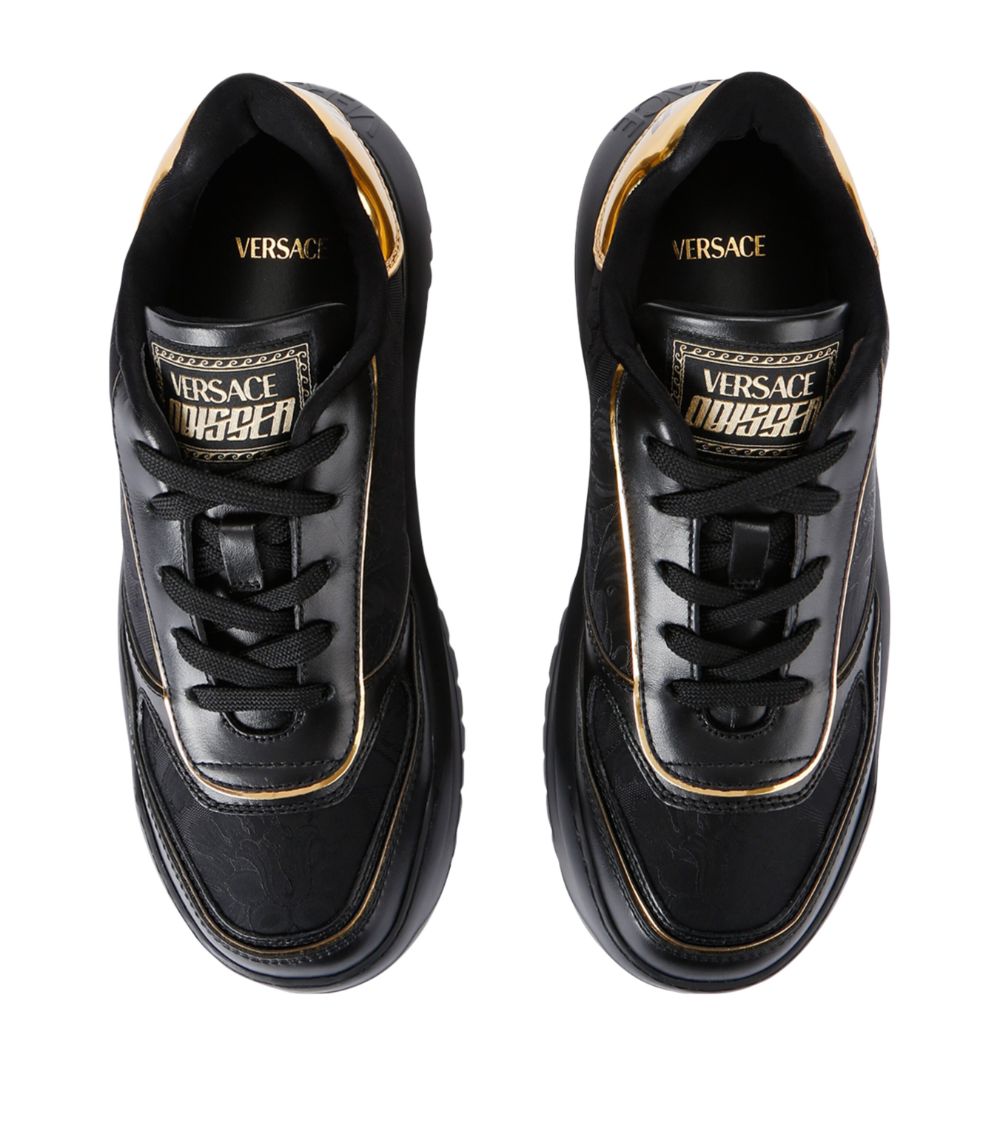 Versace Versace Leather Odissea Sneakers