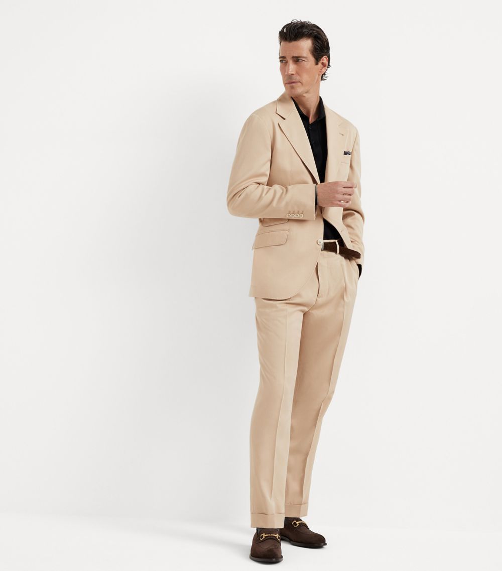 Brunello Cucinelli Brunello Cucinelli Délavé Silk Twill Trousers