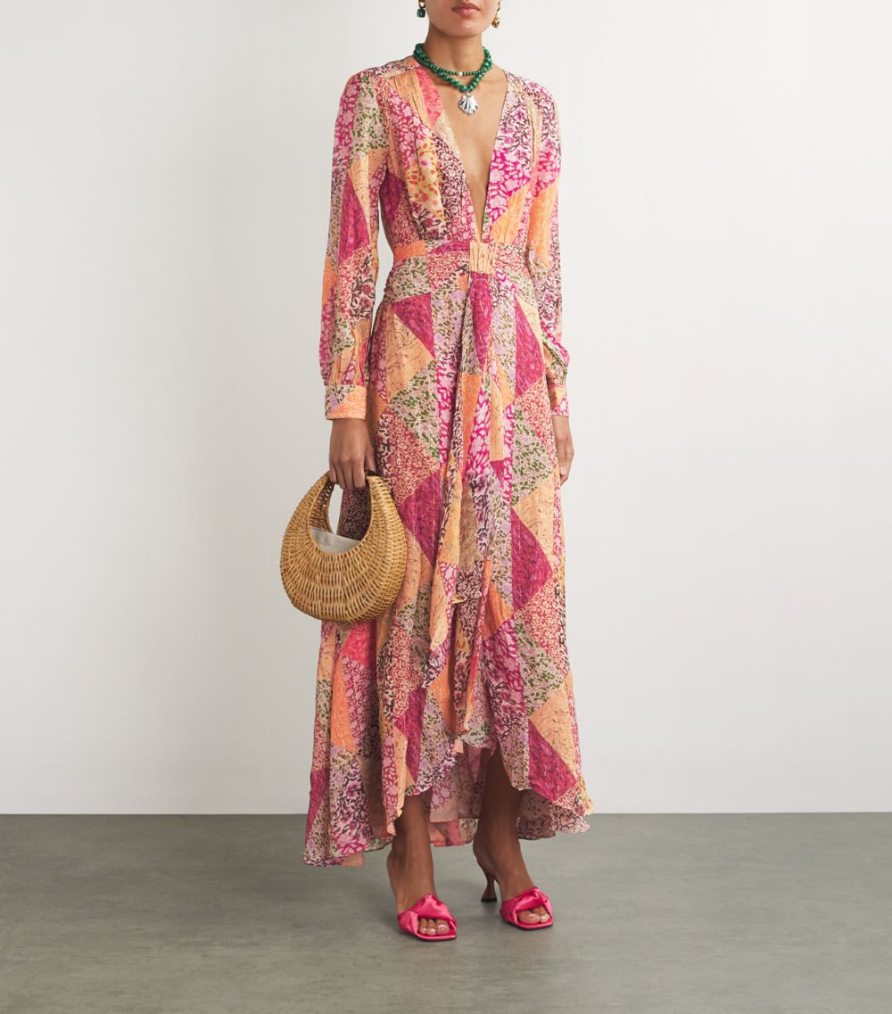  Rixo Patchwork Meera Maxi Dress