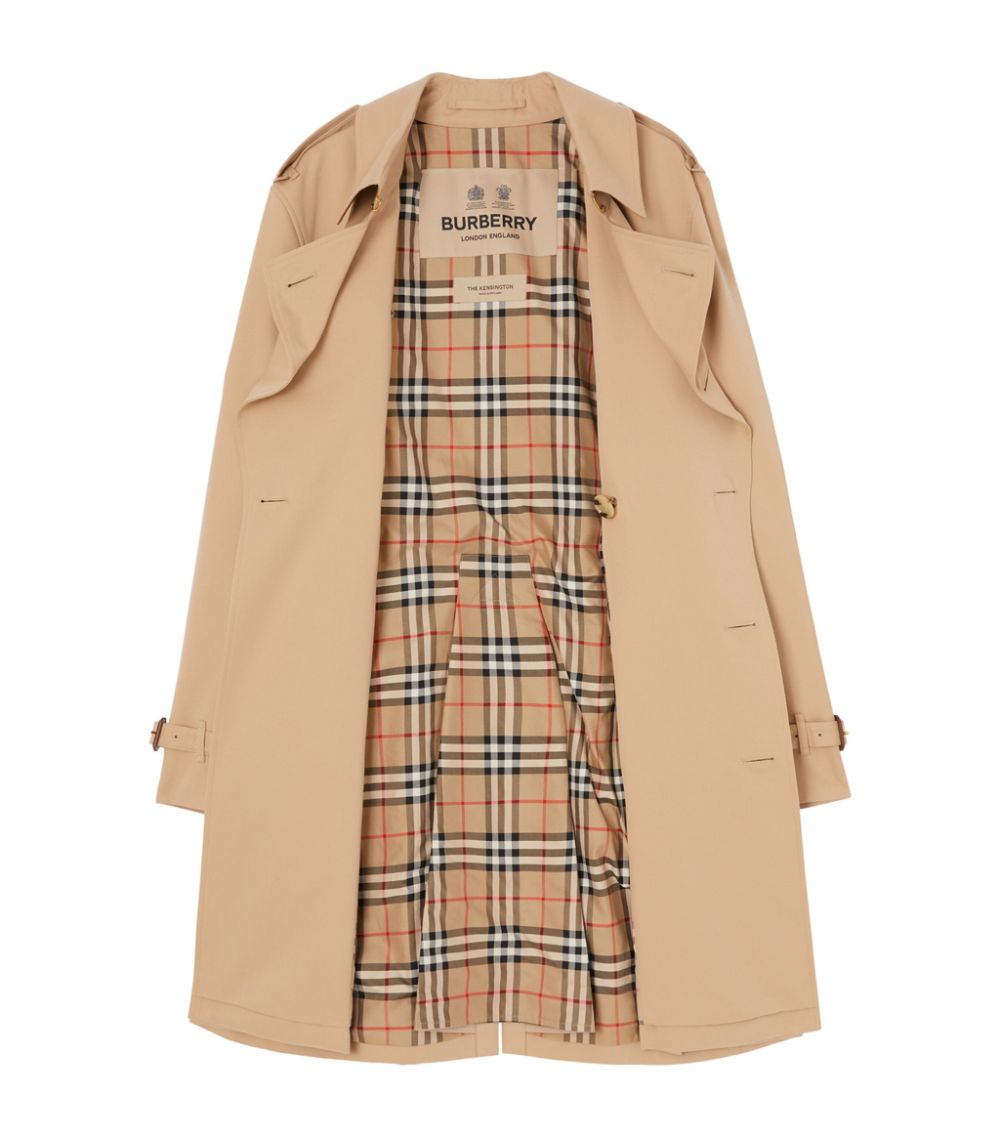 Burberry Burberry Mid-Length Kensington Heritage Trench Coat