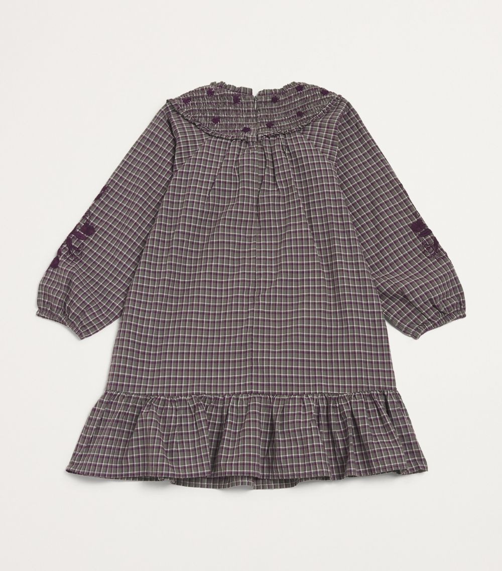 Tartine Et Chocolat Tartine Et Chocolat Check Embroidered Dress (2-12 Years)