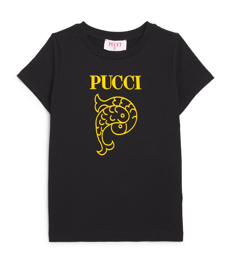 Pucci Junior Pucci Junior Cotton Graphic T-Shirt (4-14 Years)