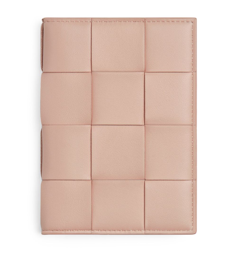 Bottega Veneta Bottega Veneta Leather Intreccio Passport Holder