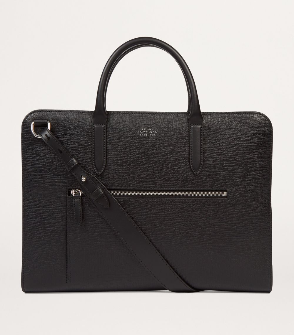 Smythson Smythson Leather Ultra Slim Briefcase