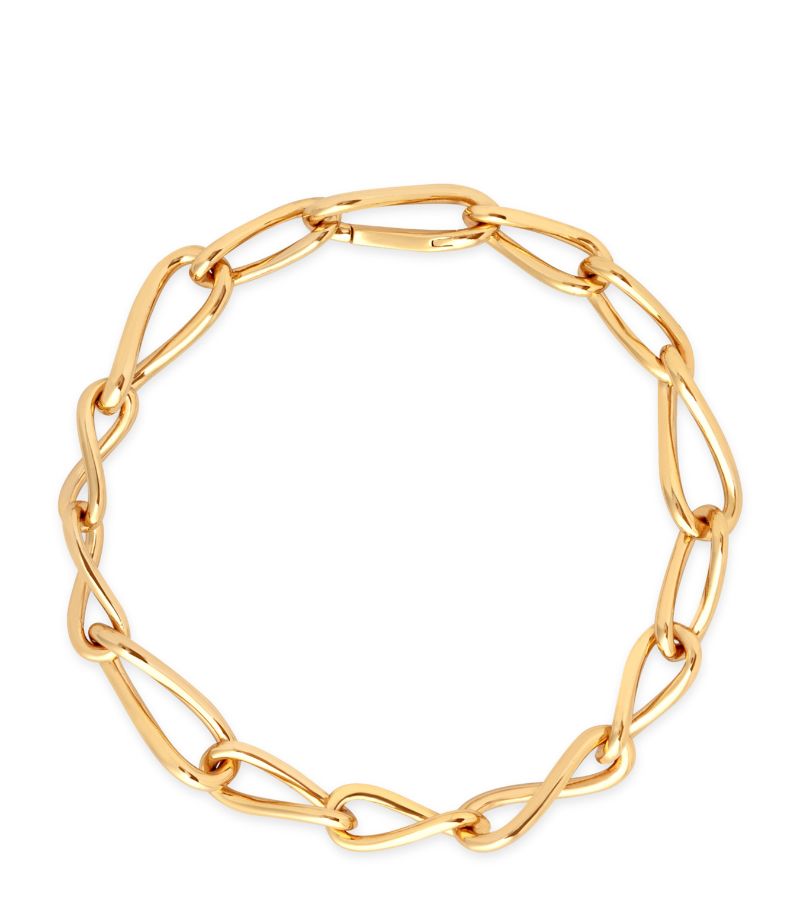  Astrid & Miyu Gold-Plated Infinite Chain Bracelet