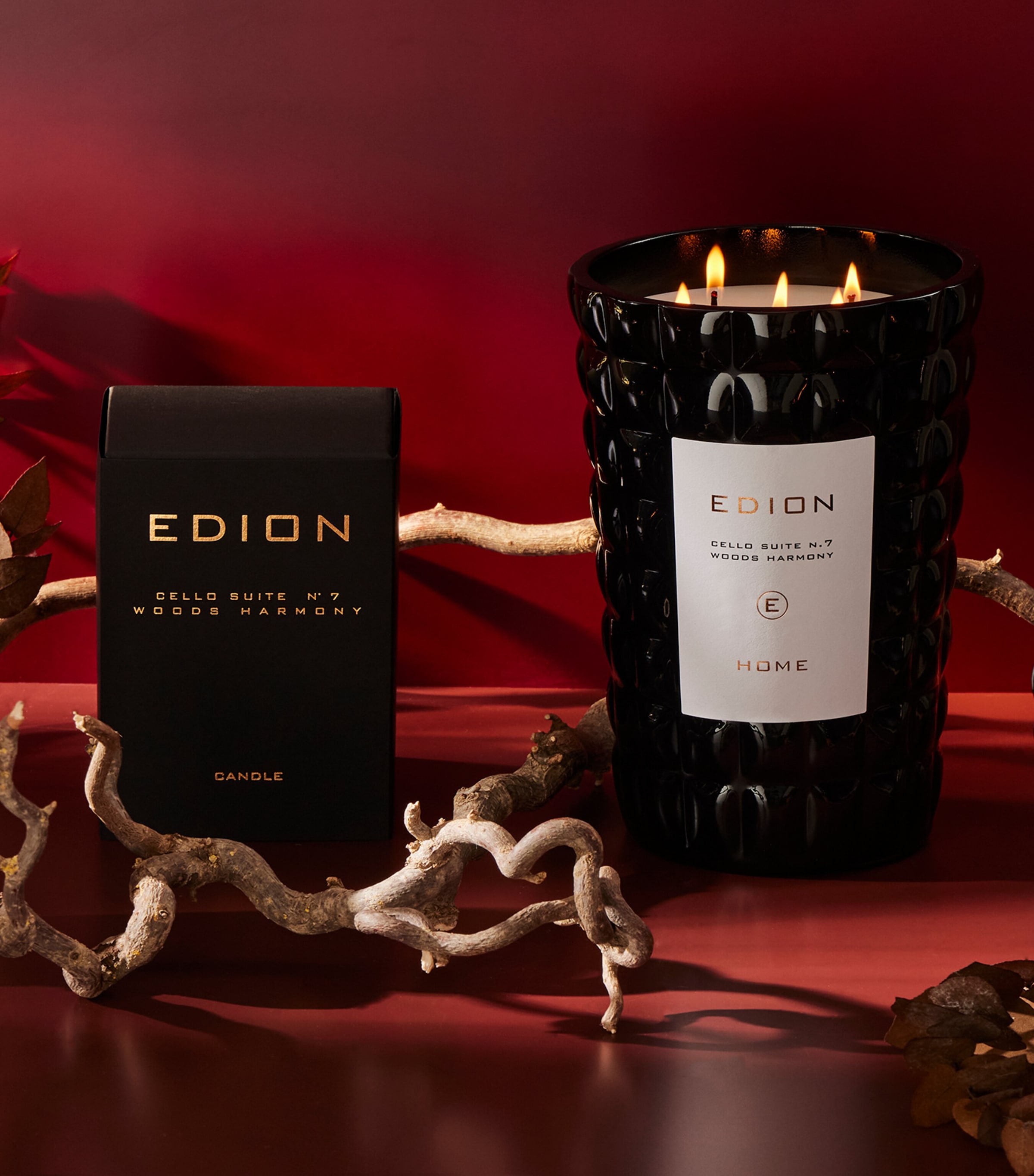  Edion Cello Suite No.7 Wood Harmony Candle