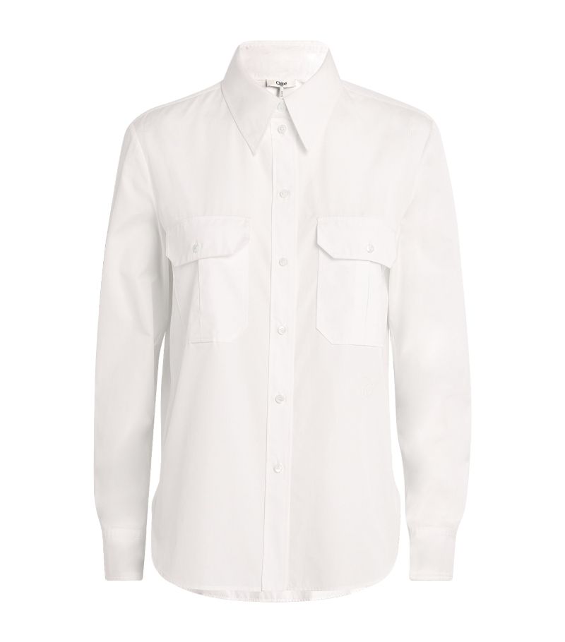 Chloé Chloé Cotton Embroidered Shirt