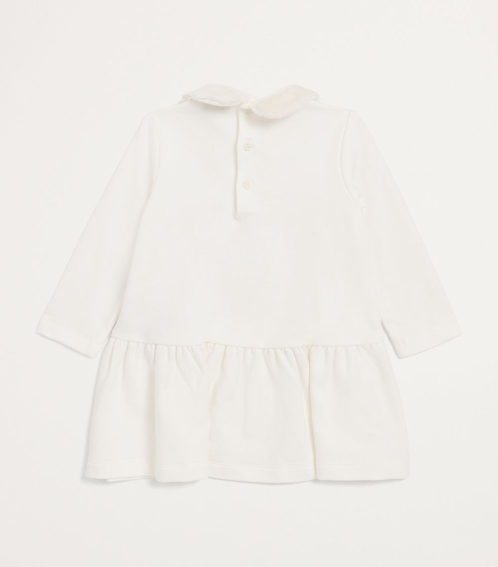 Il Gufo Il Gufo Eco-Fur Appliqué Dress (6-36 Months)