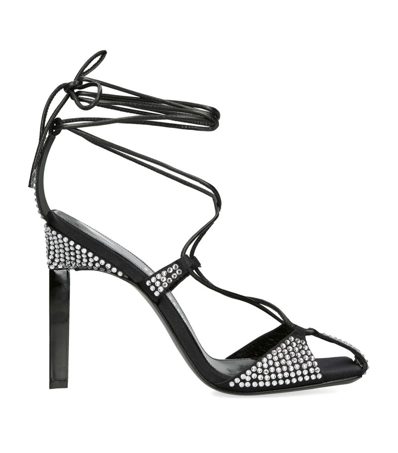 The Attico The Attico Embellished Adele Sandals 105