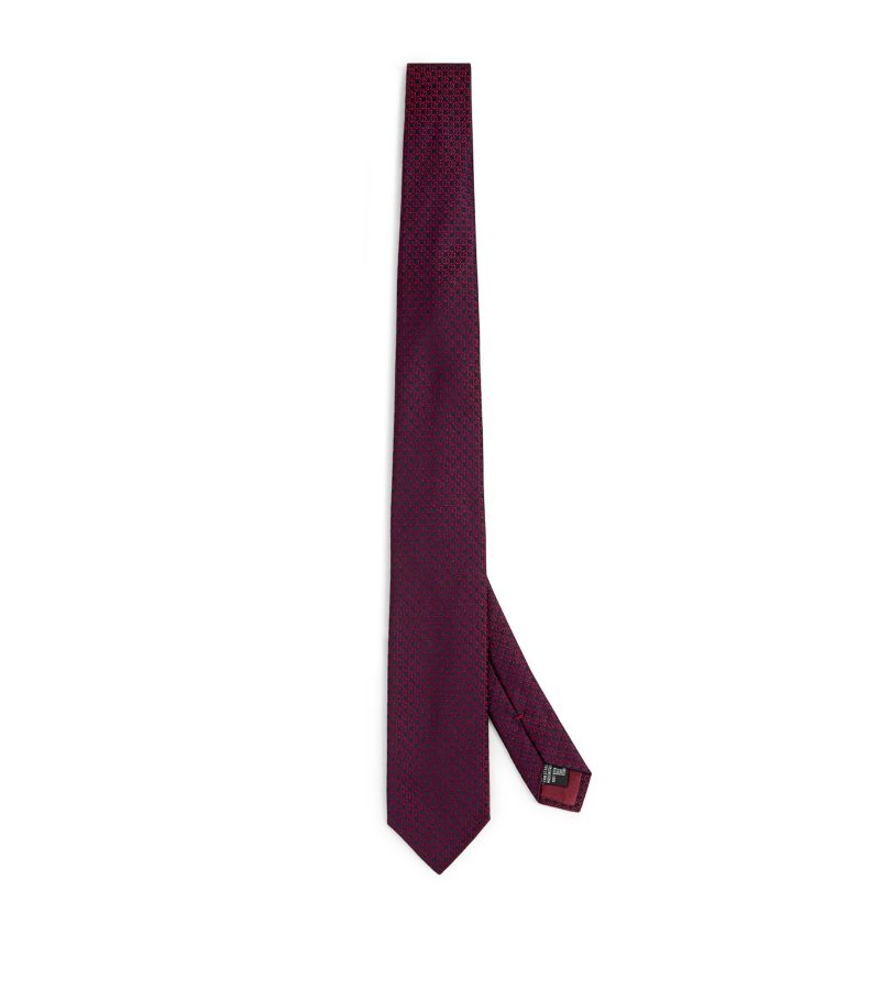 Giorgio Armani Giorgio Armani Silk Monogram Jacquard Tie