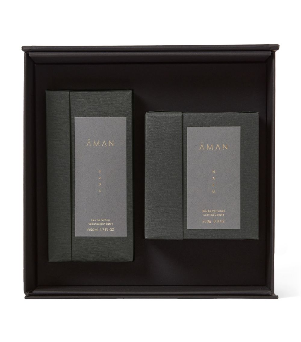 Aman AMAN Haru Eau de Parfum and Candle Fragrance Gift Set (50ml)