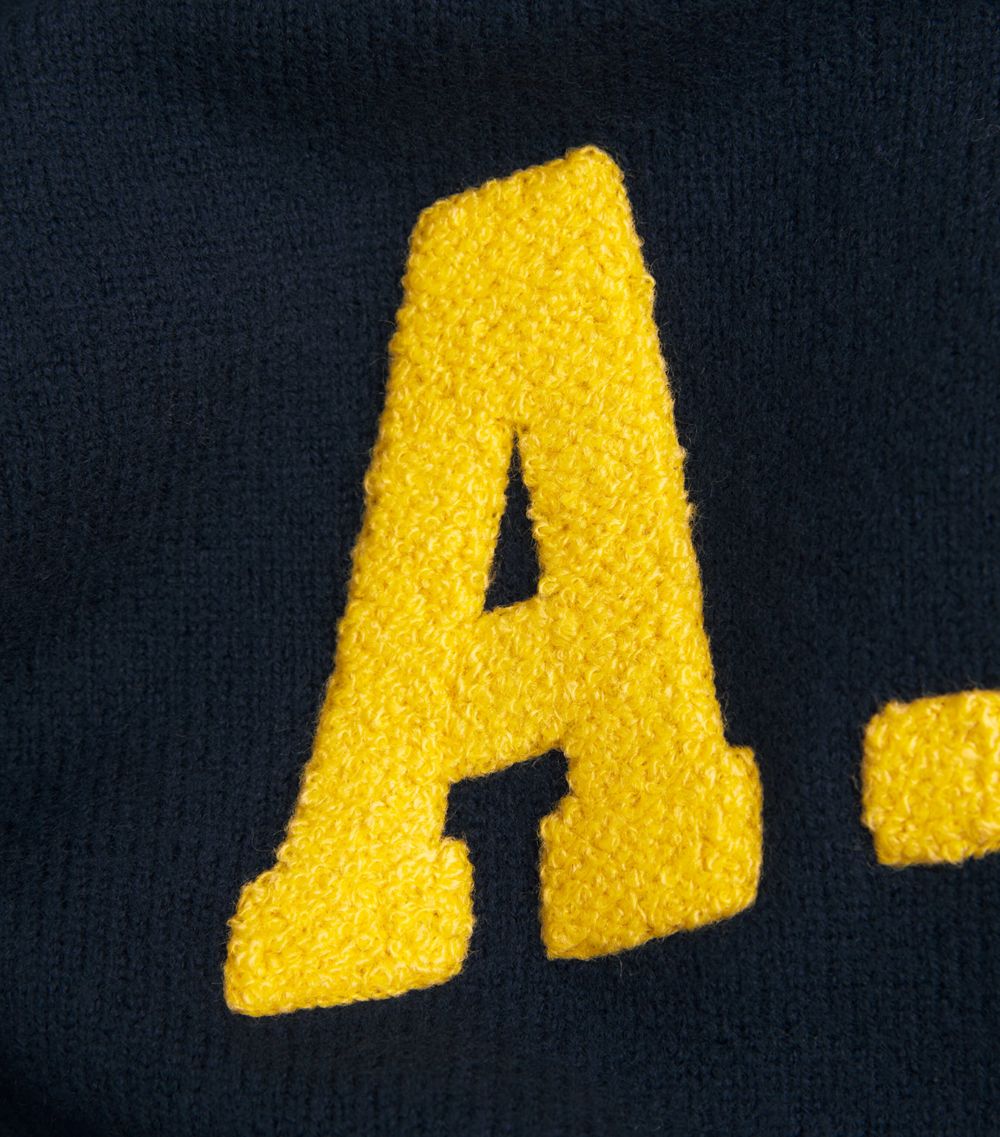 A.P.C. A. P.C. Virgin Wool Logo Sweater