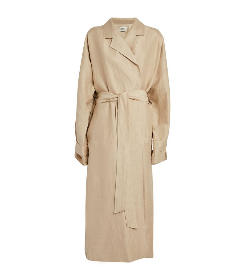 Tove Tove Linen-Silk Oversized Mathilde Coat