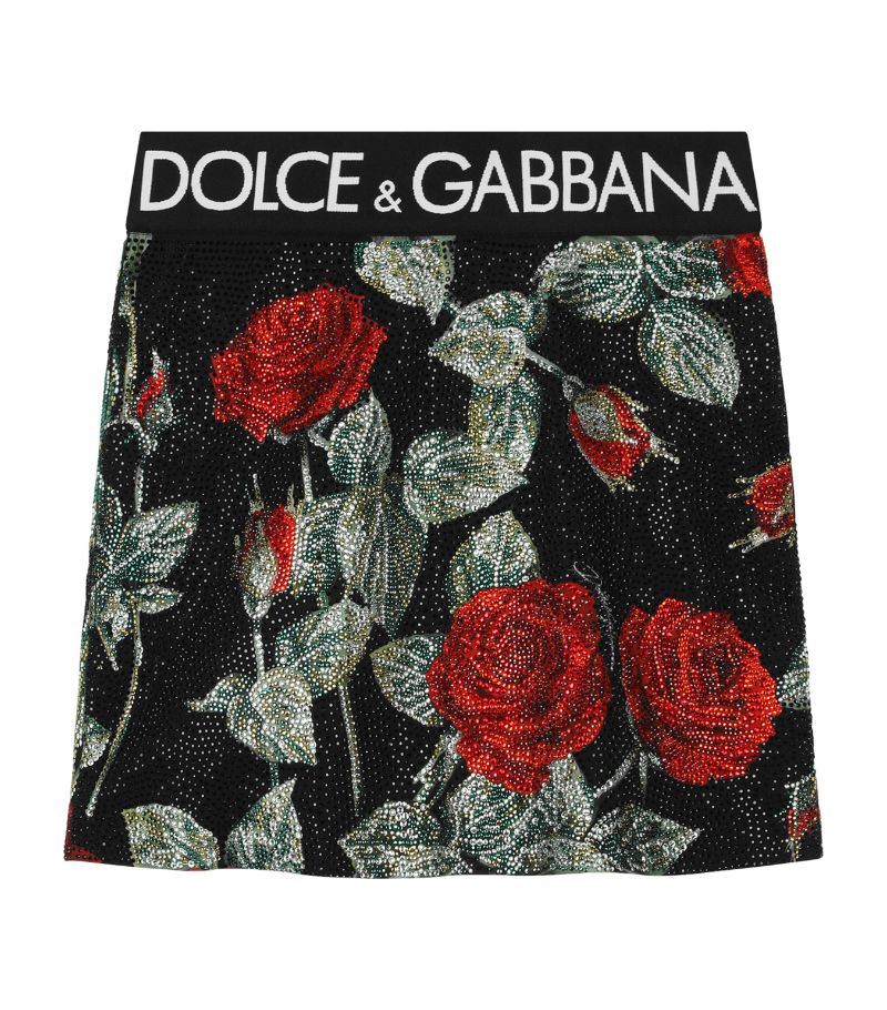 Dolce & Gabbana Dolce & Gabbana Kids Rhinestone-Detail Mini Skirt (2-6 Years)