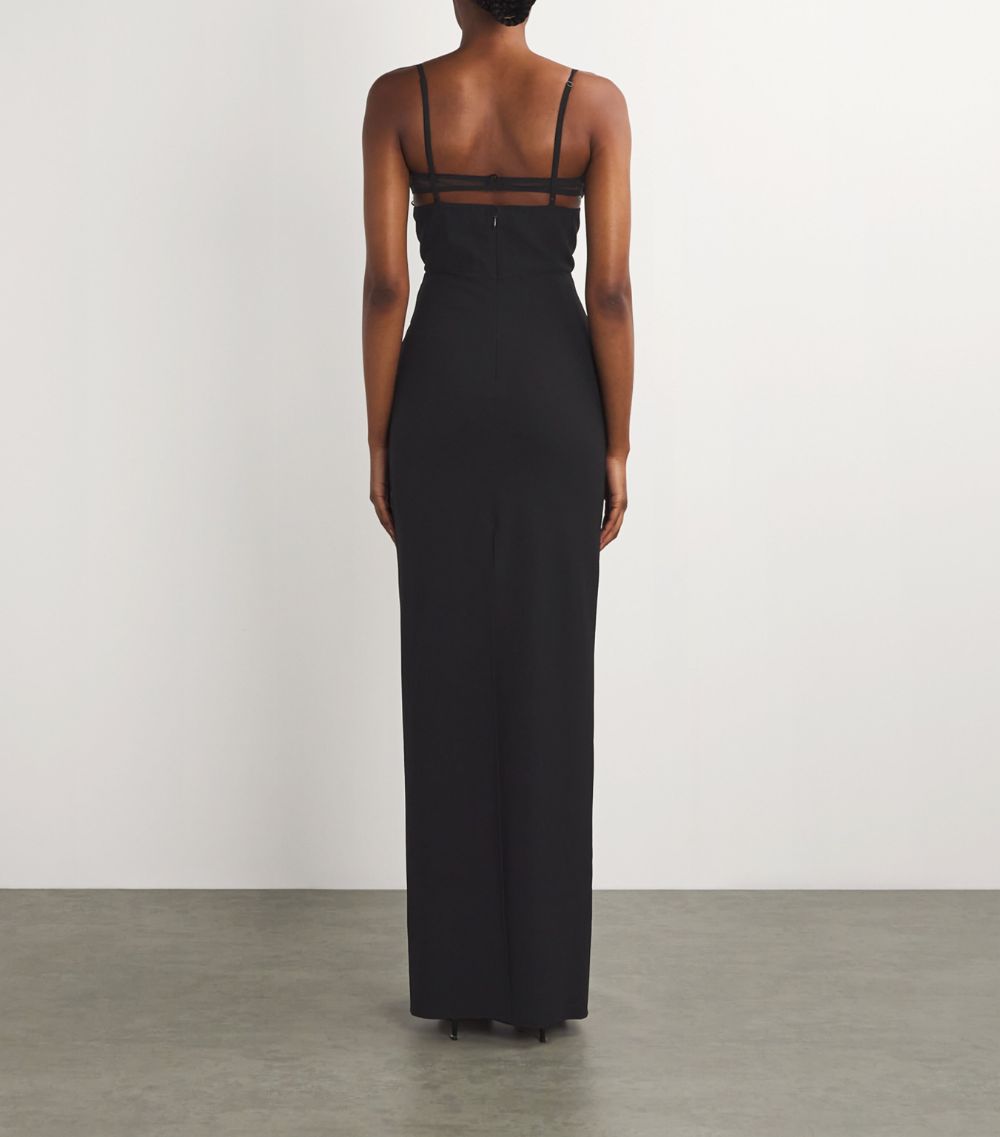 Nensi Dojaka Nensi Dojaka Padded Bralette Maxi Dress