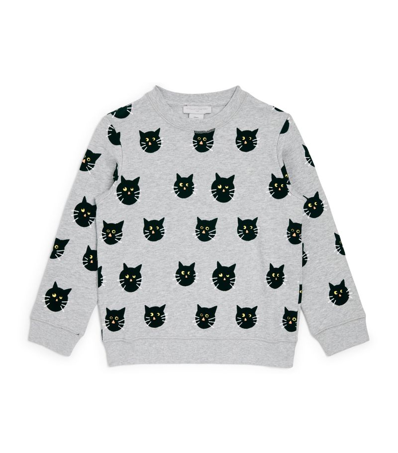 Stella McCartney Kids Stella Mccartney Kids Halloween Spooky Cat Sweatshirt (3-14+ Years)