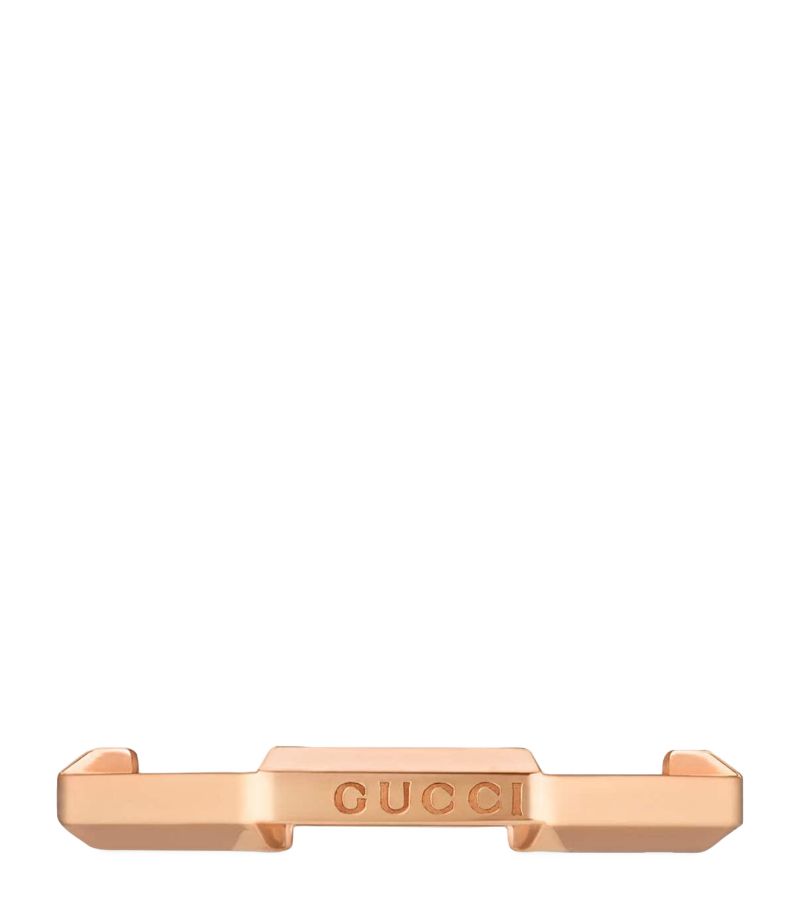 Gucci Gucci Rose Gold Link To Love Ring