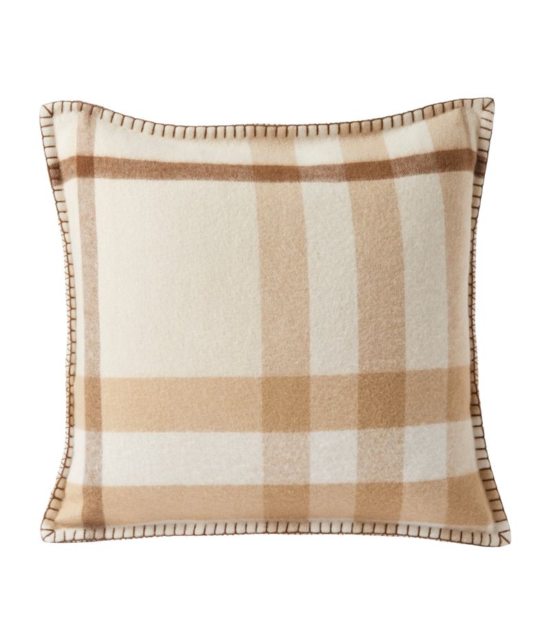 Burberry Burberry Cashmere Check Cushion Cover (50cm x 50cm)