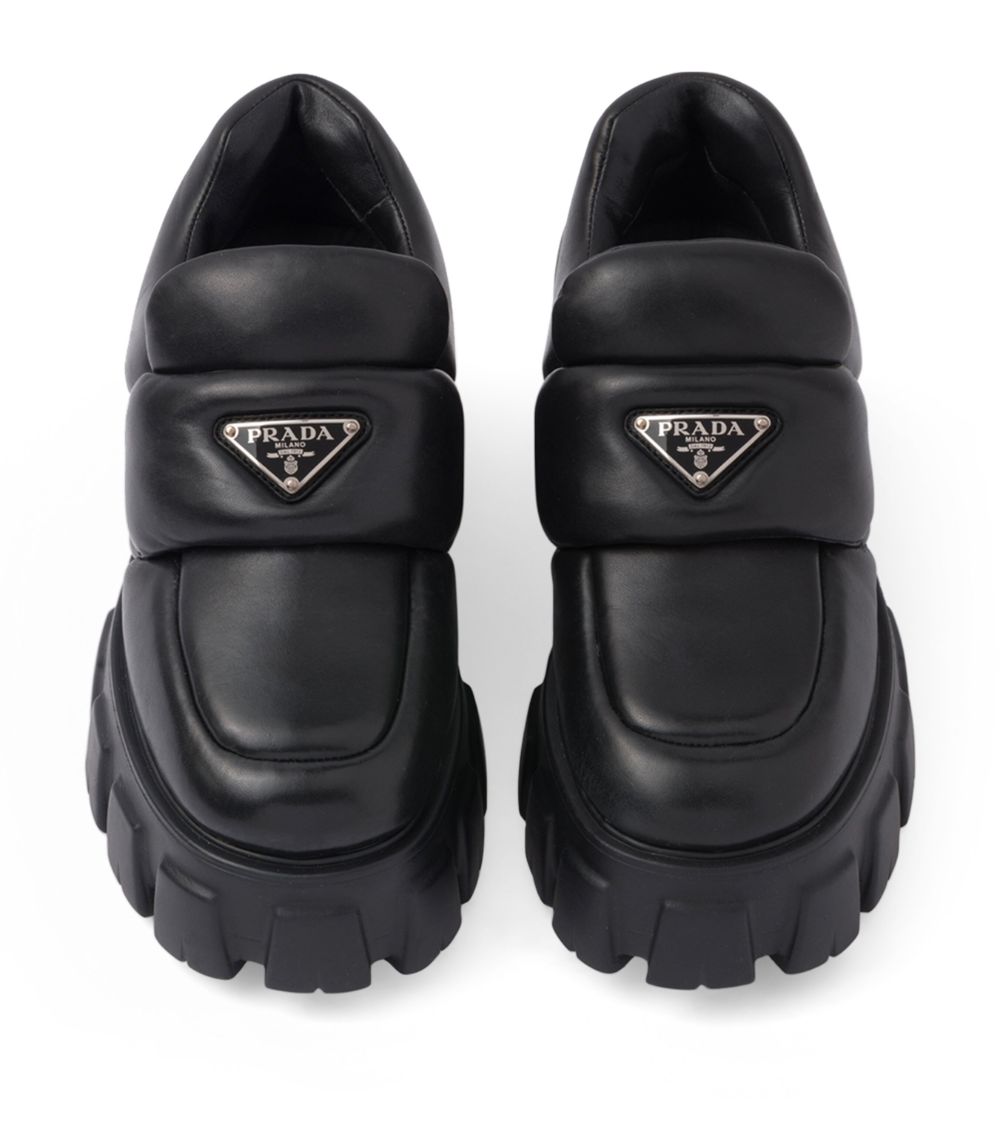 Prada Prada Padded Leather Loafers