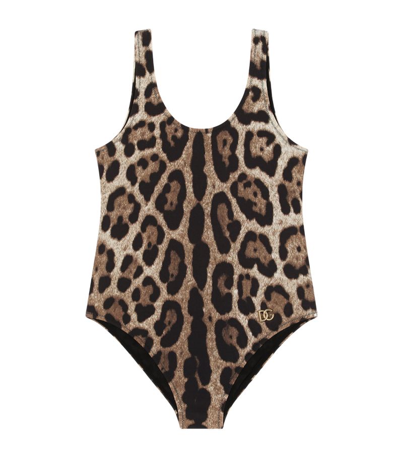 Dolce & Gabbana Dolce & Gabbana Kids Leopard Print Swimsuit (2-6 Years)