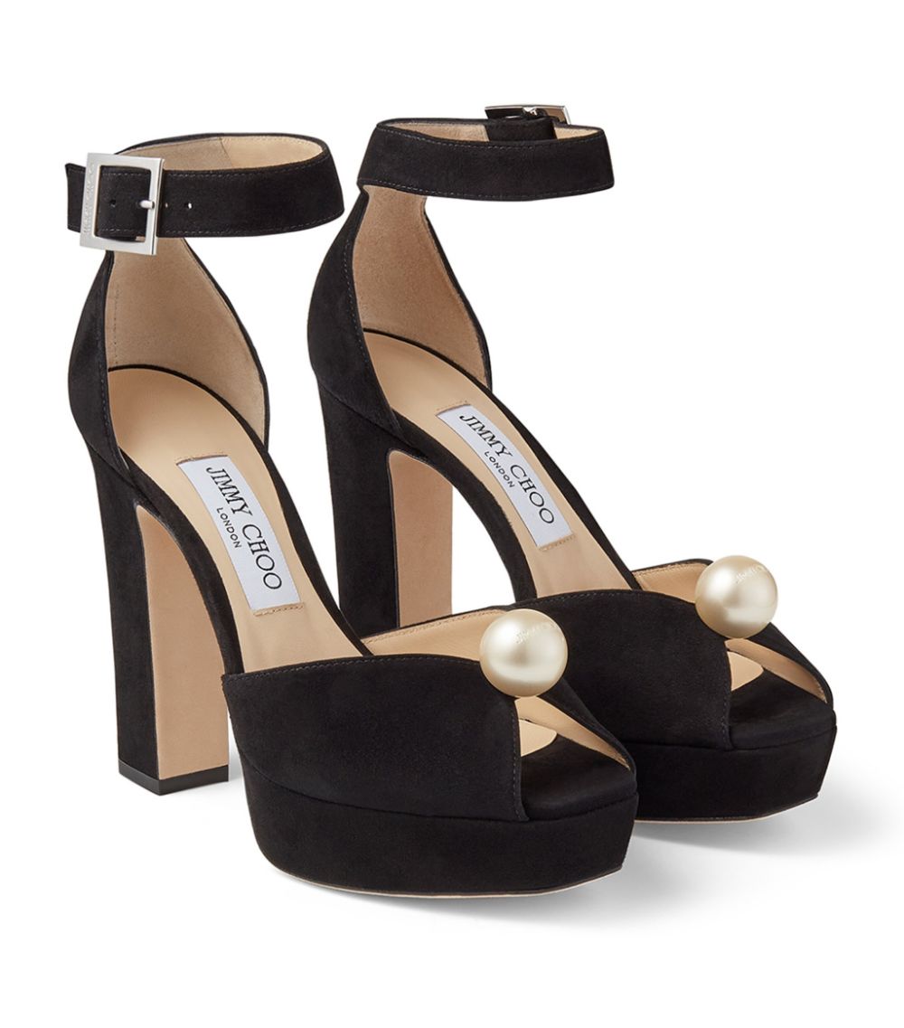 Jimmy Choo Jimmy Choo Socorie 120 Suede Platform Sandals