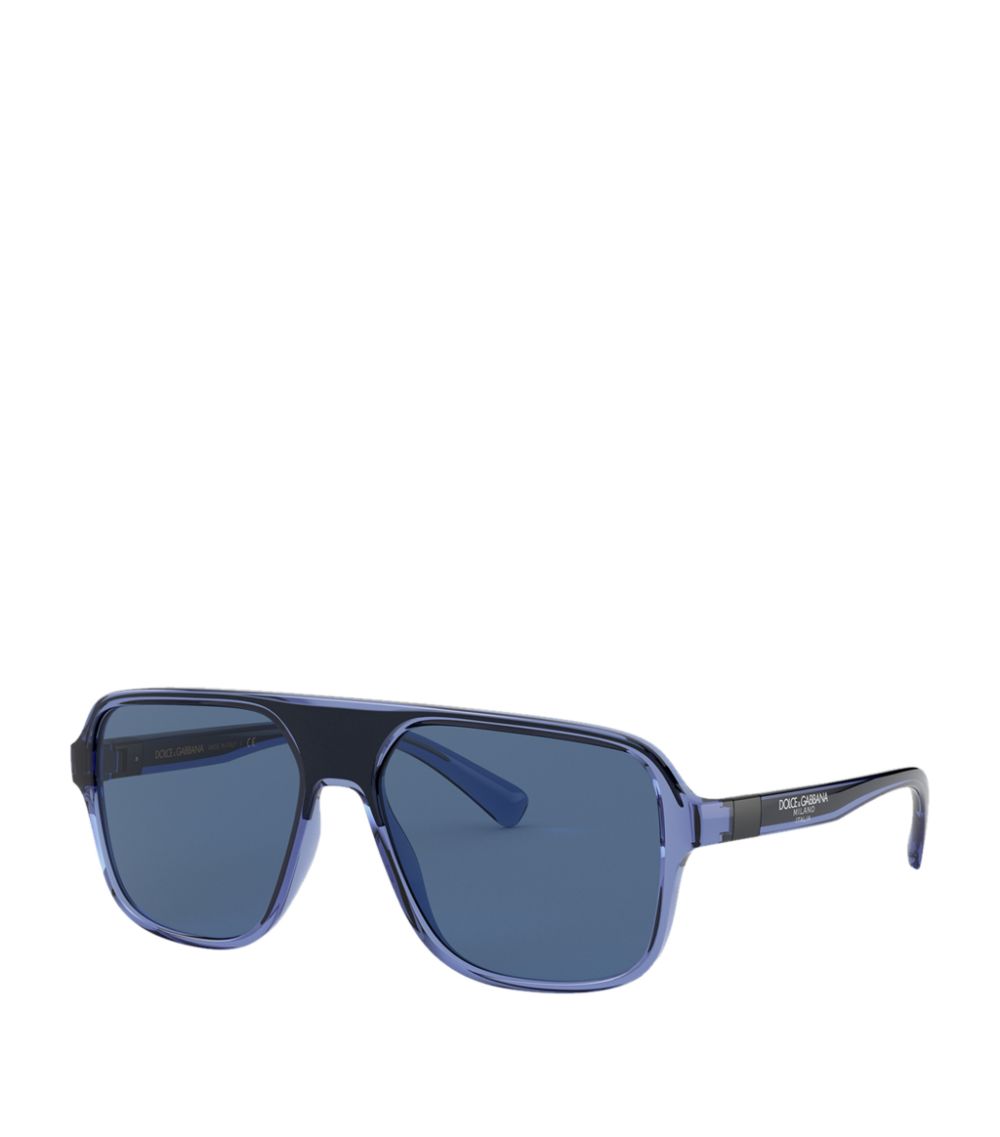 Dolce & Gabbana Dolce & Gabbana Step Injection Square Sunglasses