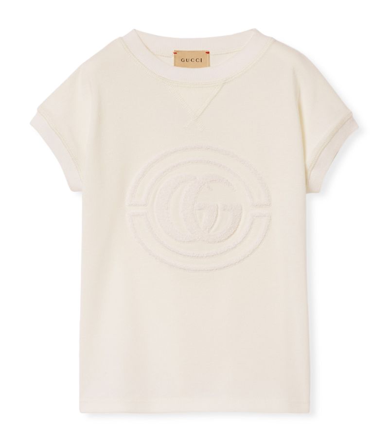 Gucci Gucci Kids Cotton Embroidered Logo T-Shirt (4-12 Years)