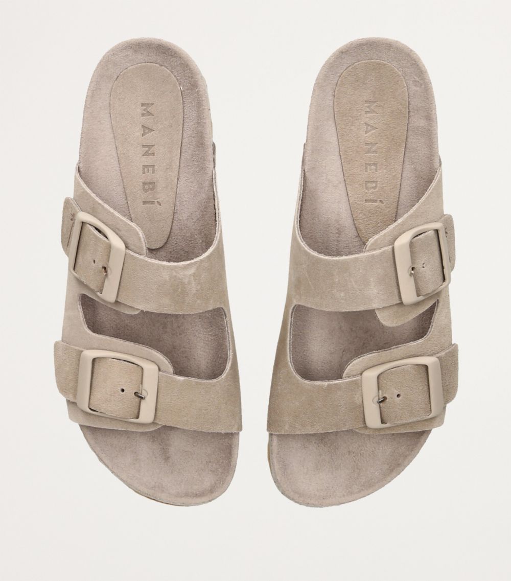 Manebi Manebi Suede Hamptons Sandals