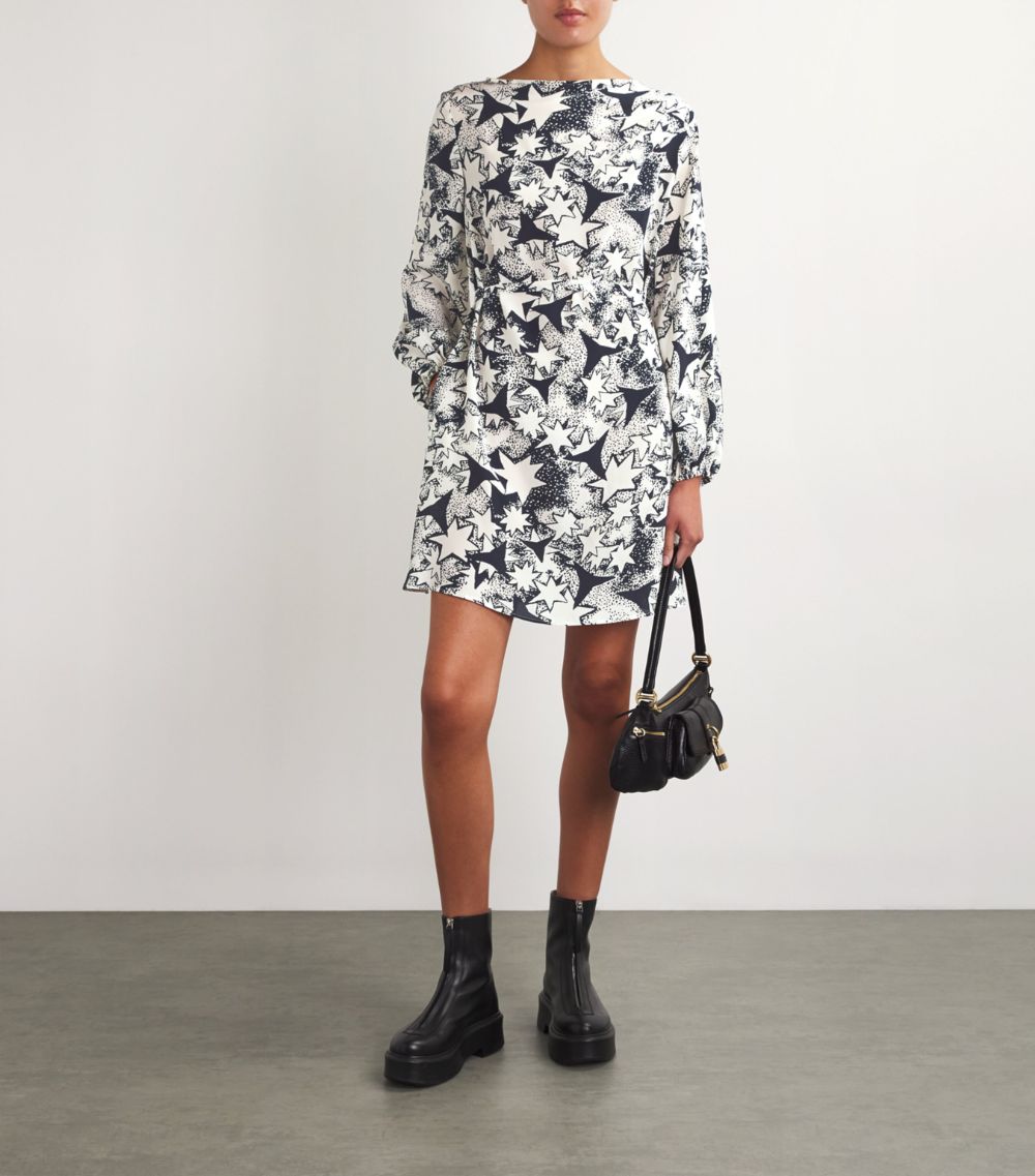 Weekend Max Mara Weekend Max Mara Silk Star Print Dress