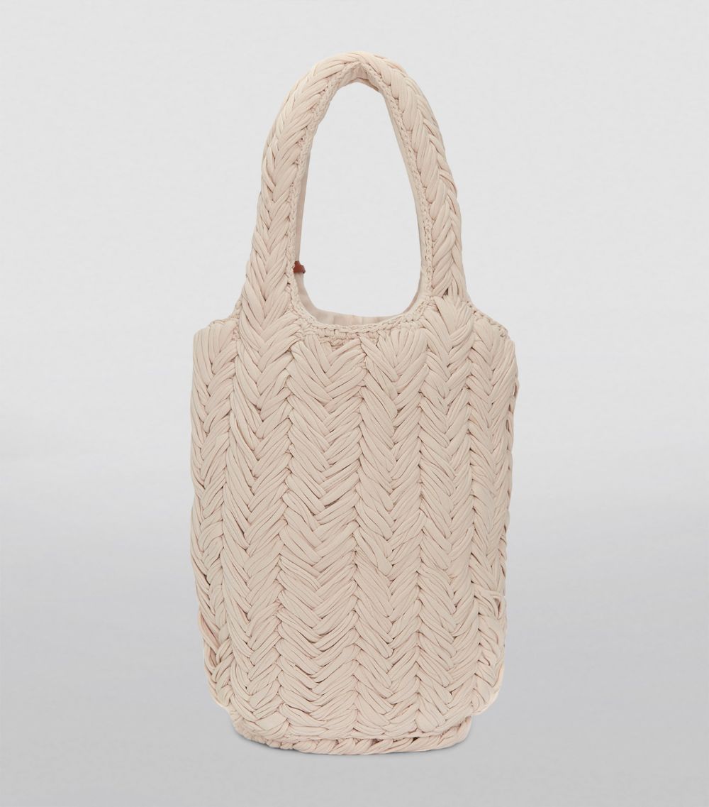 Jw Anderson Jw Anderson Knitted Apple Tote Bag