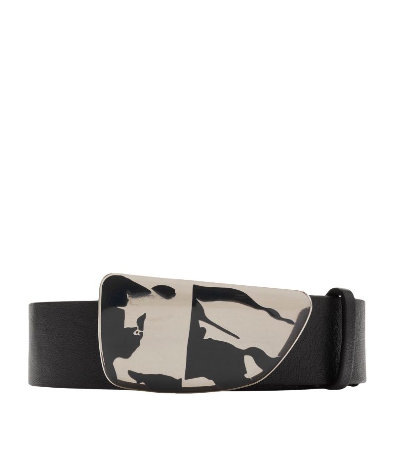 Burberry Burberry Leather Shield Ekd Belt