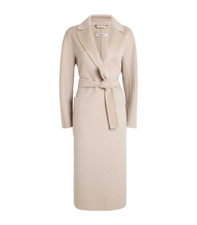 Max Mara Max Mara Virgin Wool-Cashmere Wrap Coat