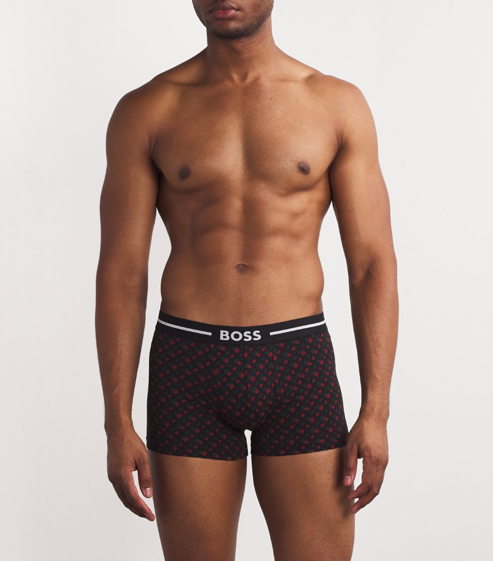 BOSS Boss Stretch-Cotton Bold Trunks (Pack Of 3)