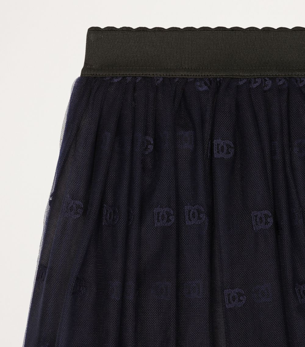 Dolce & Gabbana Dolce & Gabbana Kids Tulle Logo Skirt (8-12+ Years)