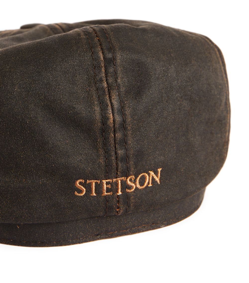 Stetson Stetson Waxed Hatteras Flat Cap