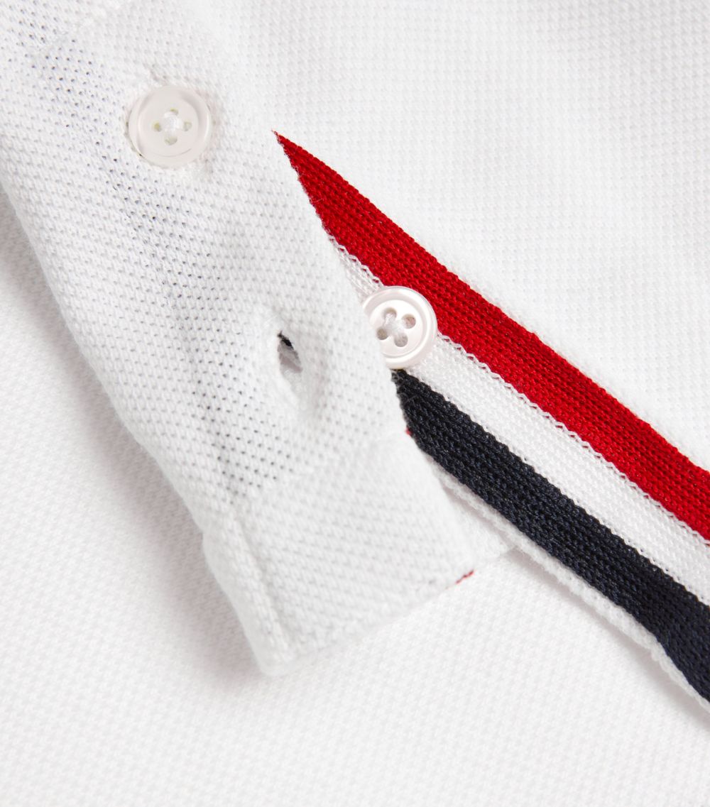 Thom Browne Thom Browne Tricolour Stripe Polo Shirt