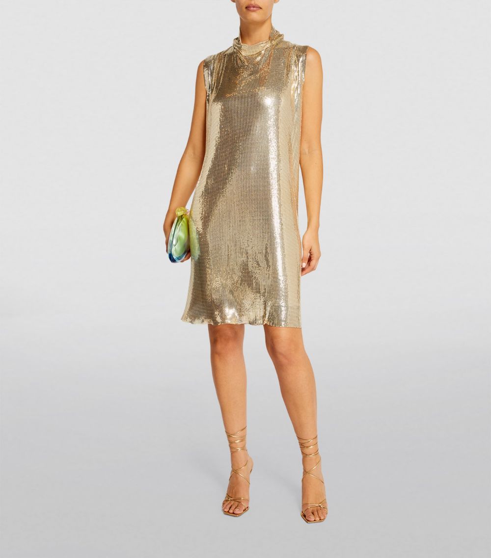 Sportmax Sportmax Brass Mantide Mini Dress