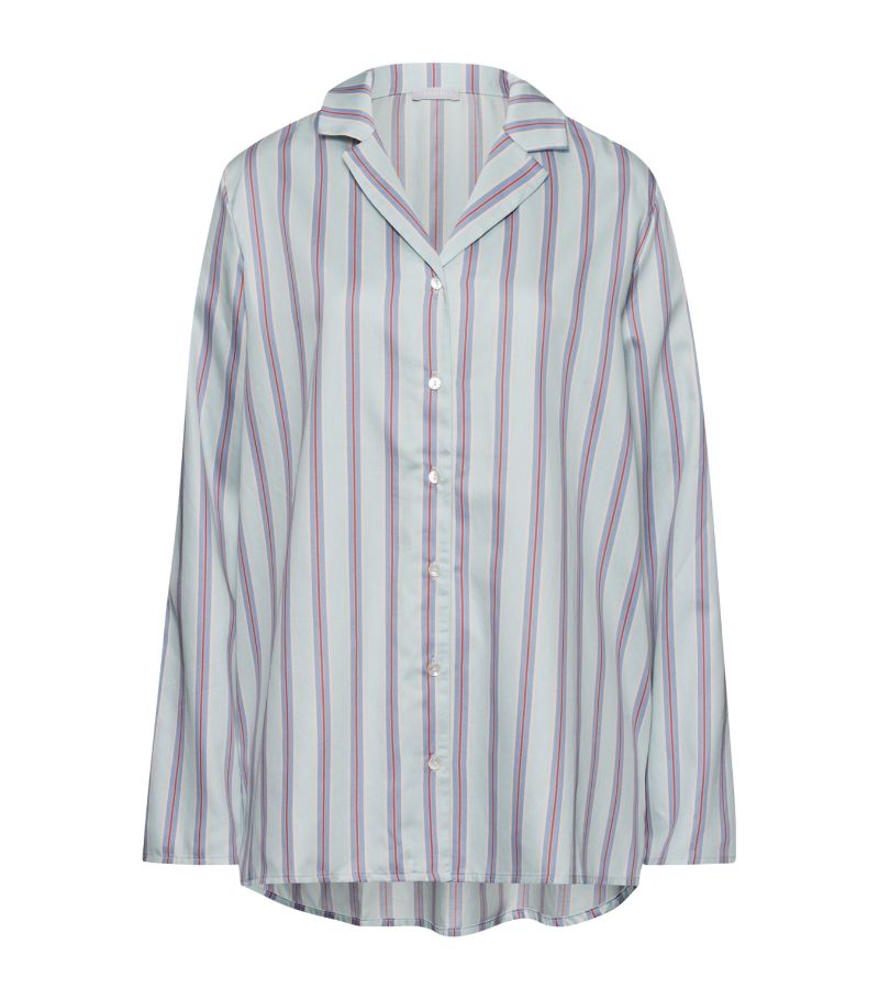 Hanro Hanro Cotton Striped Pyjama Shirt