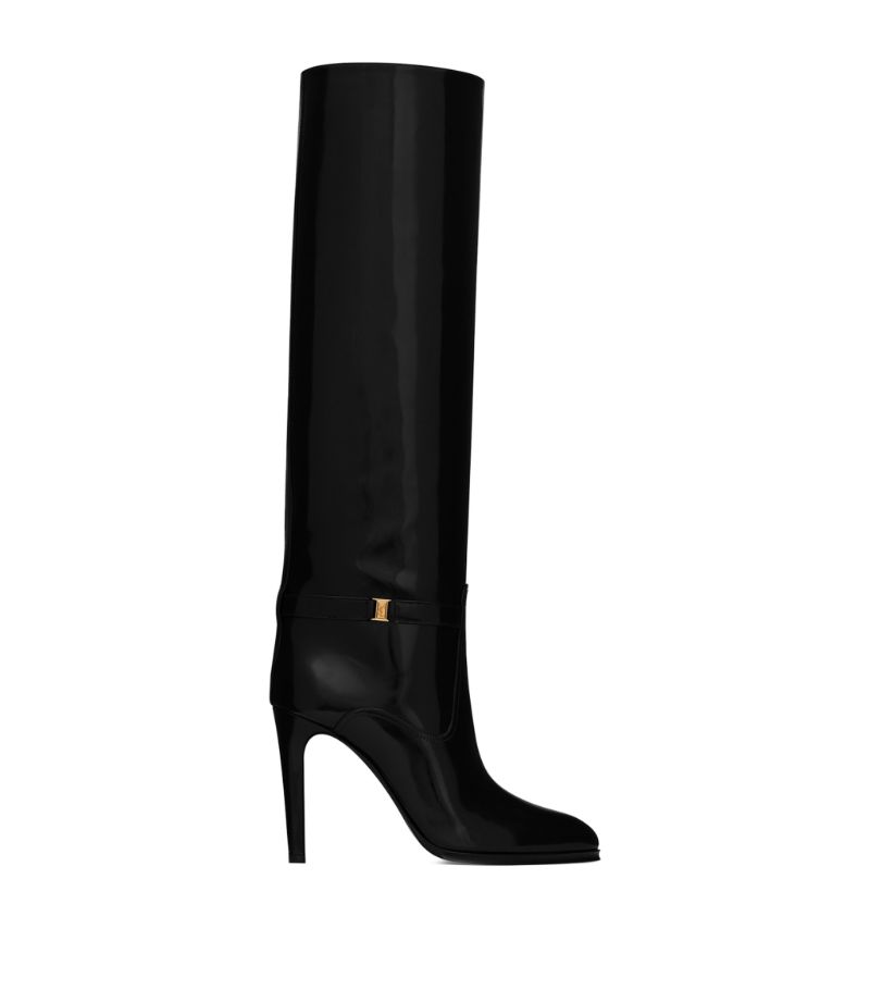 Saint Laurent Saint Laurent Leather Diane Boots 110