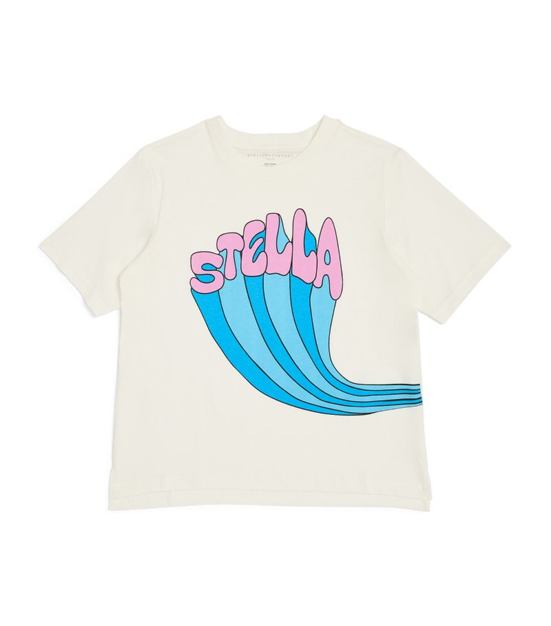 Stella McCartney Kids Stella Mccartney Kids Cotton Stella Logo T-Shirt (2-14 Years)