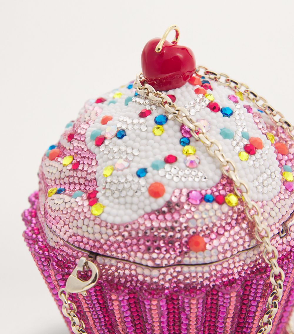 Judith Leiber Judith Leiber Cupcake Cherry Clutch Bag